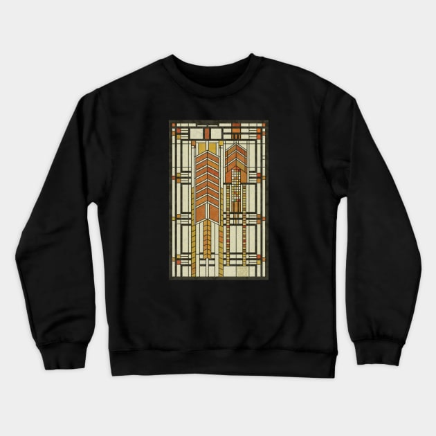 Dana Thomas House - FLW Crewneck Sweatshirt by Nagorniak